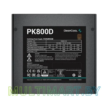 Блок питания DeepCool PK800D 800W (R-PK800D-FA0B-EU) картинка 2
